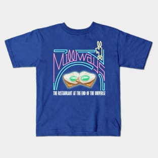 The Restaurant at the end of The Universe Kids T-Shirt